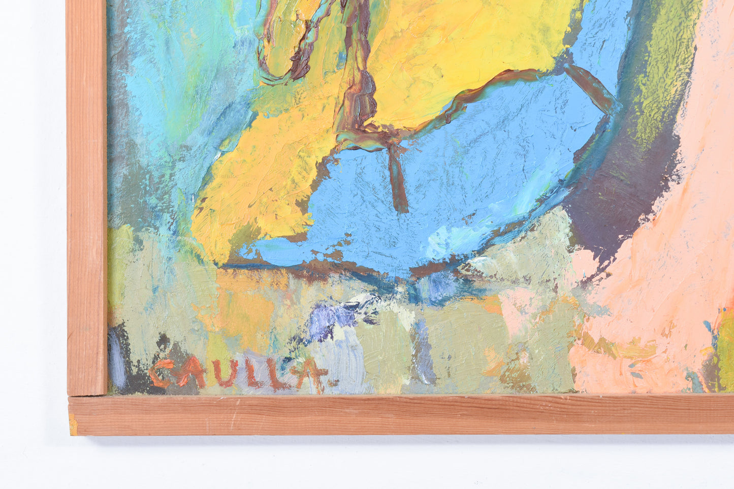 Oil painting by Ulla Frellsen - 1970s