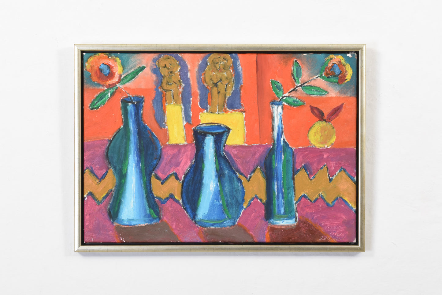 Oil painting by Rolf Gjedsted - 1990