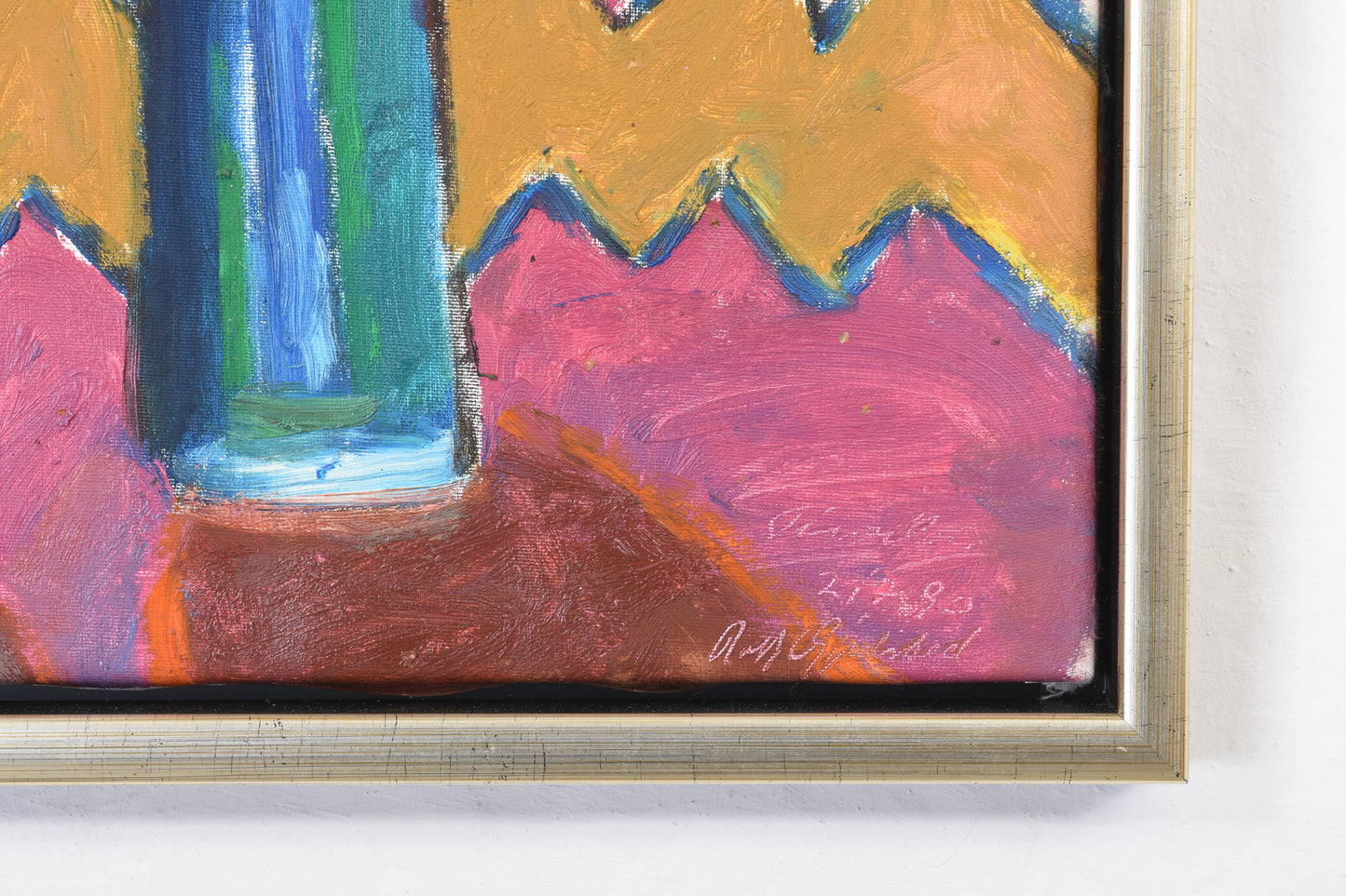 Oil painting by Rolf Gjedsted - 1990