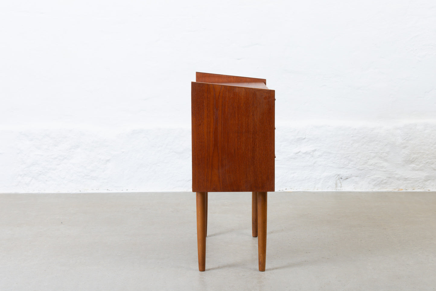 1960s low chest in teak - 68H cm
