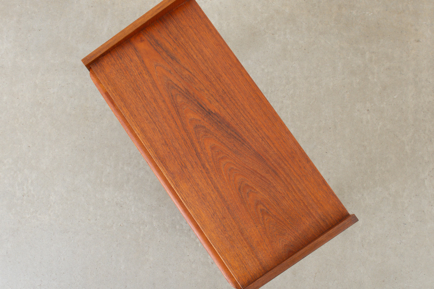 1960s low chest in teak - 68H cm