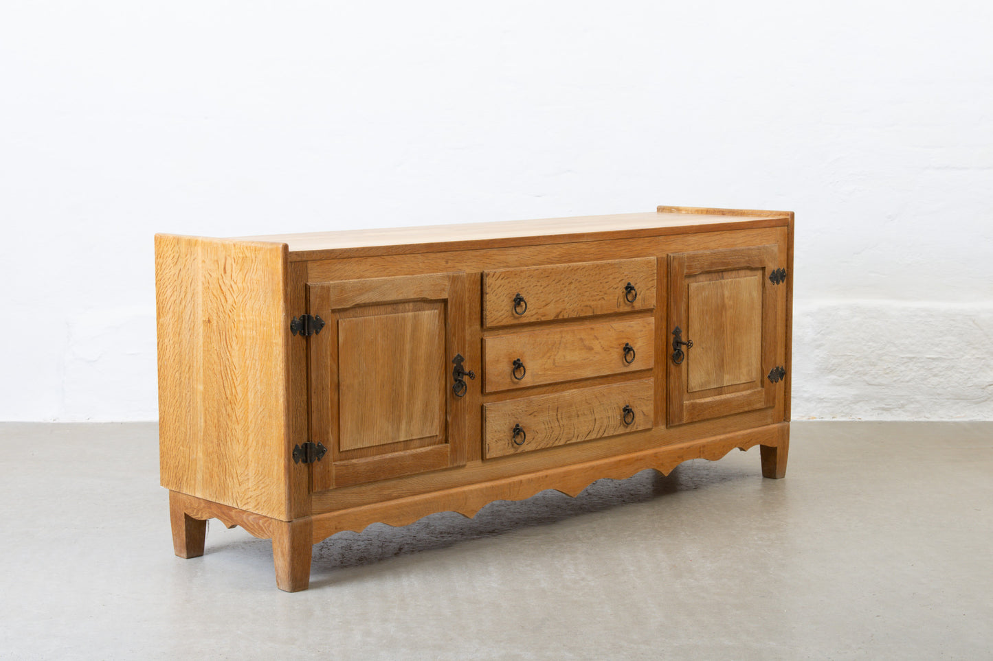 1970s sideboard in oak - 160L cm