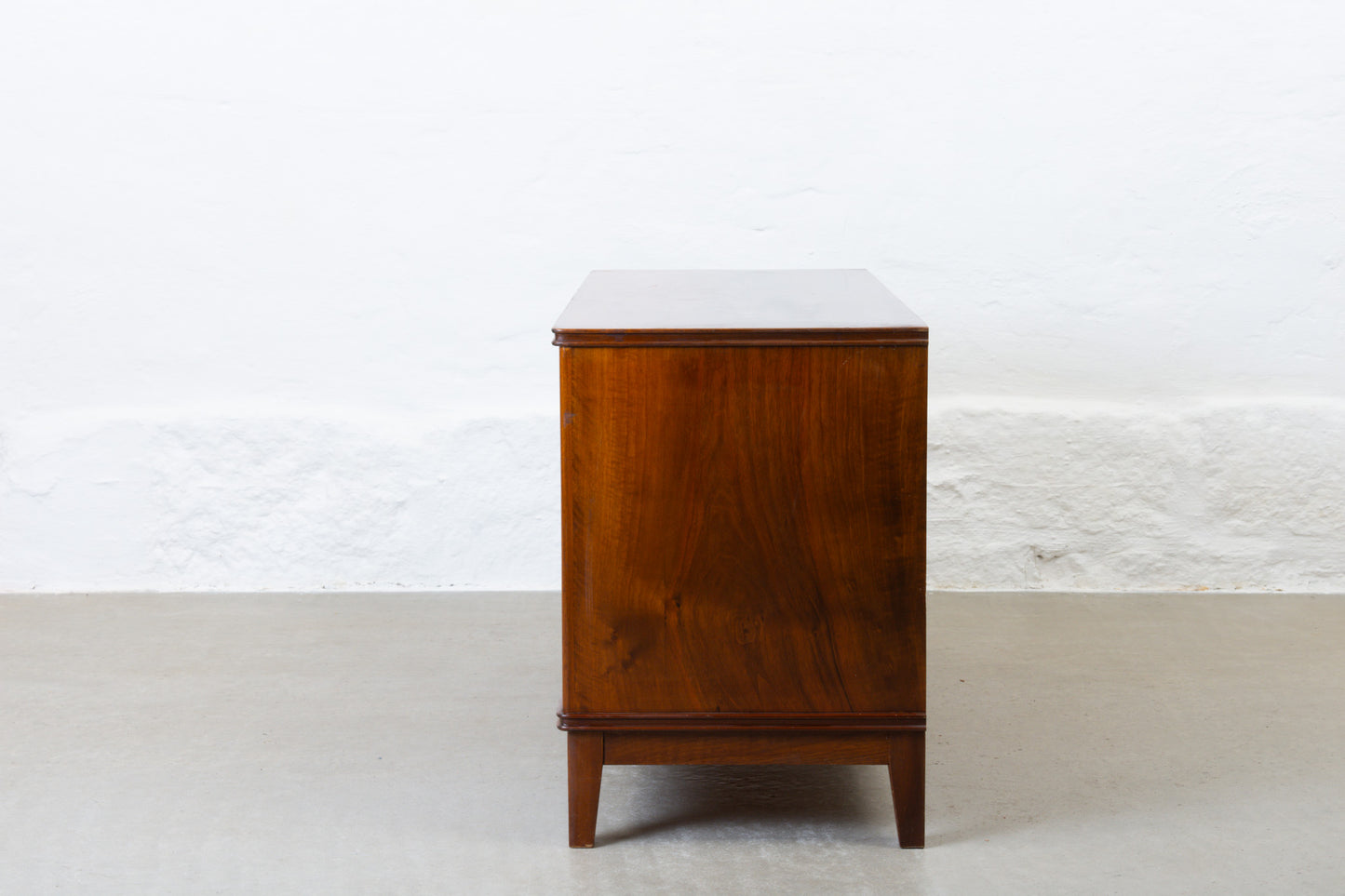 1930s sideboard with bookshelf in mahogany