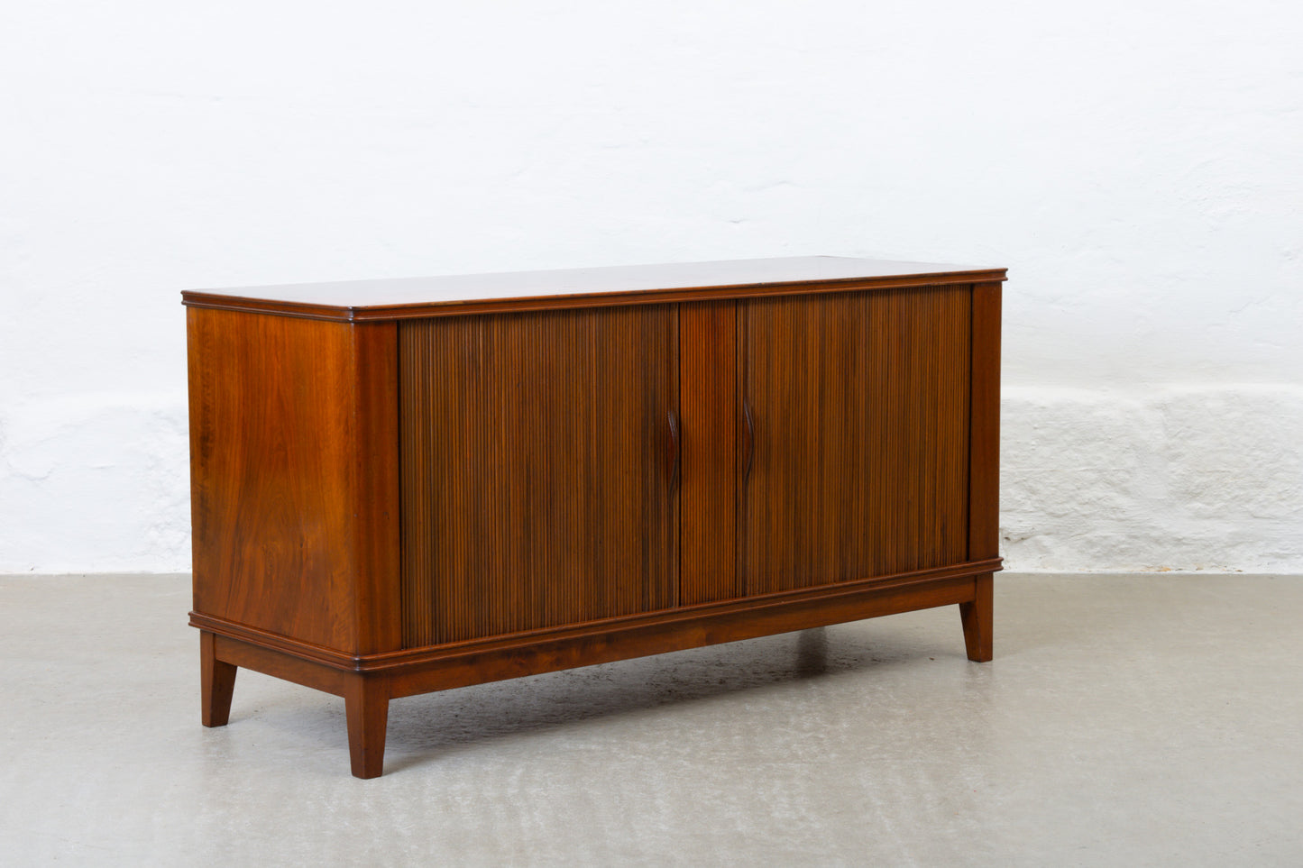 1930s sideboard with bookshelf in mahogany