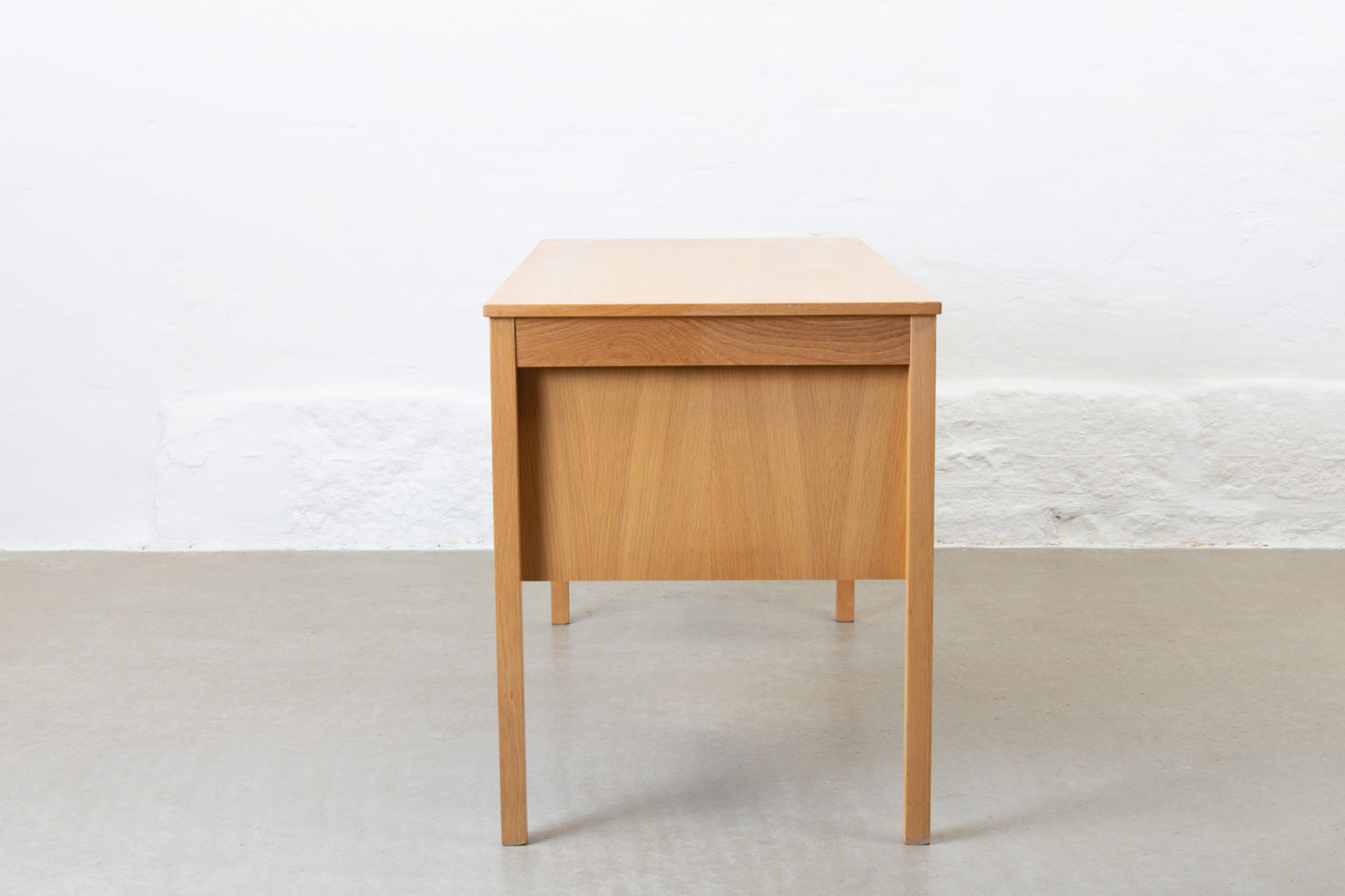 1970s oak desk by Domino Møbler no. 1