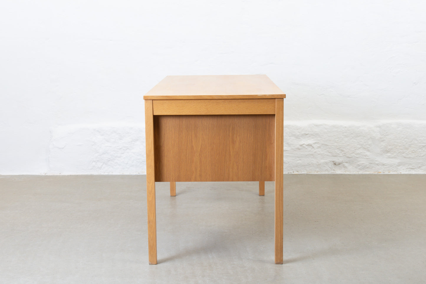 1970s oak desk by Domino Møbler no. 1