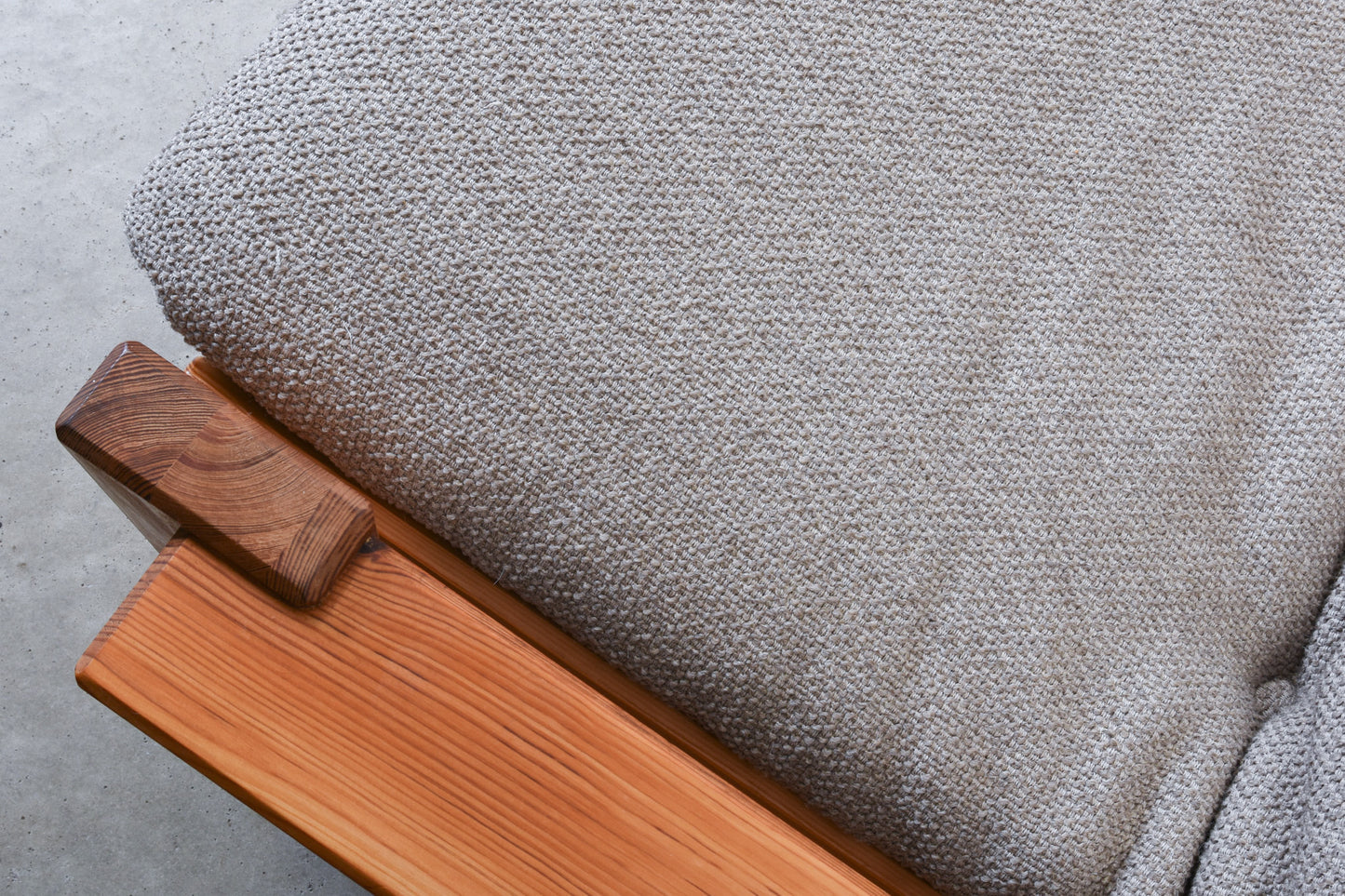Newly reupholstered: 1970s three seat sofa by Yngve Ekström