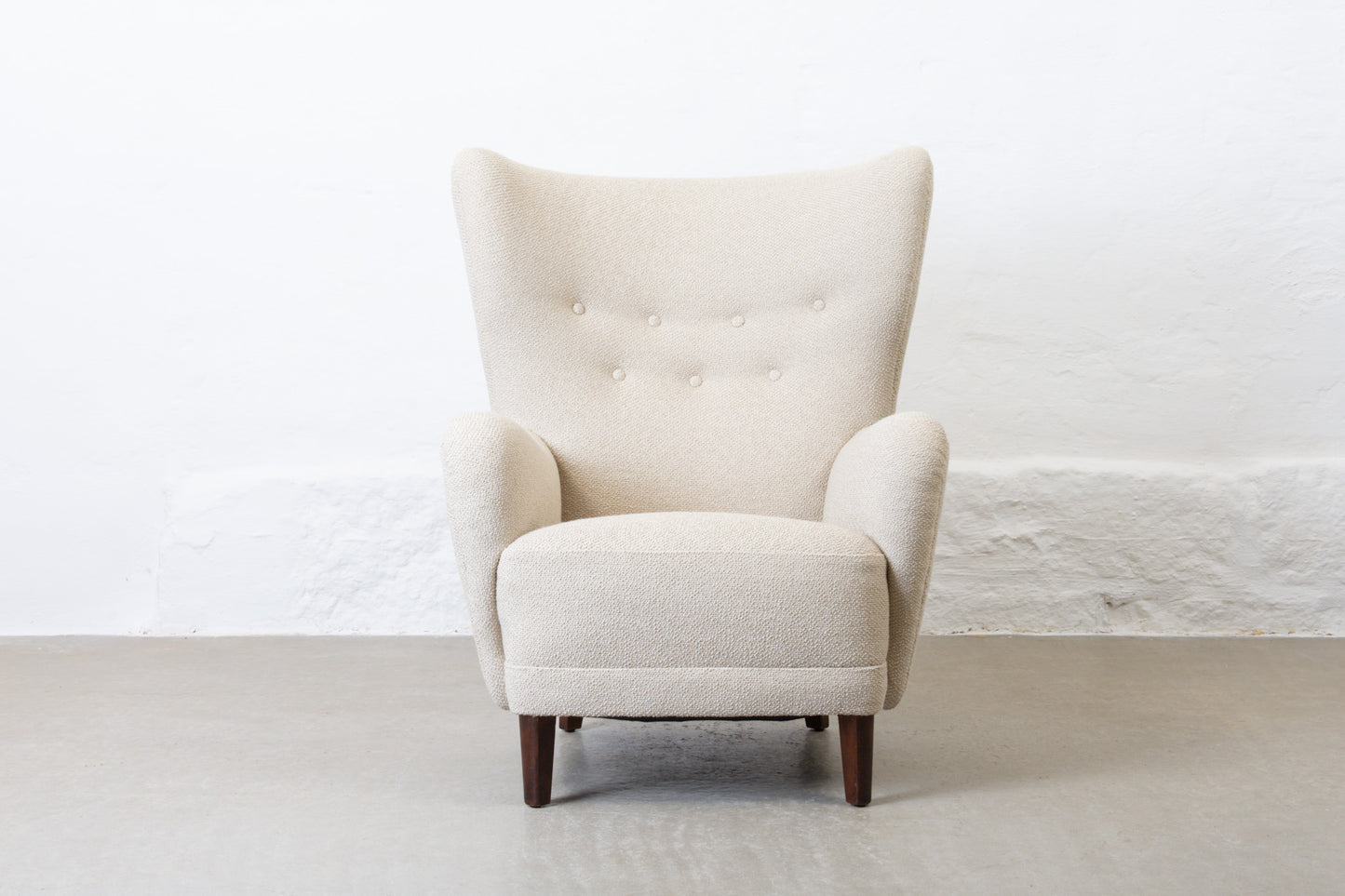 Newly reupholstered: 1940s cabinetmaker's chair