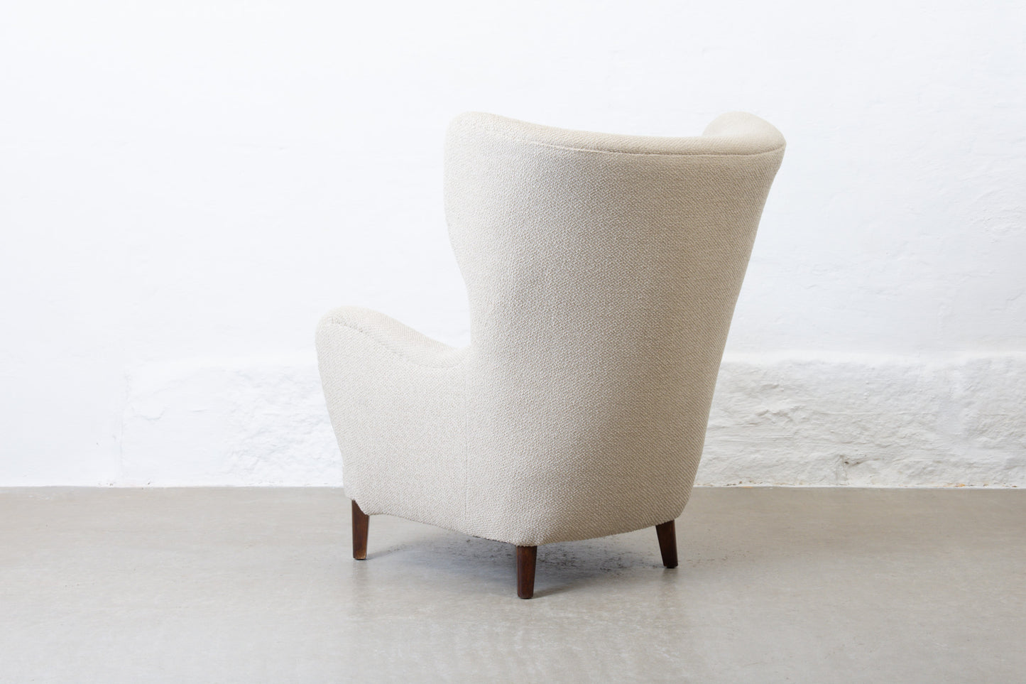 Newly reupholstered: 1940s cabinetmaker's chair