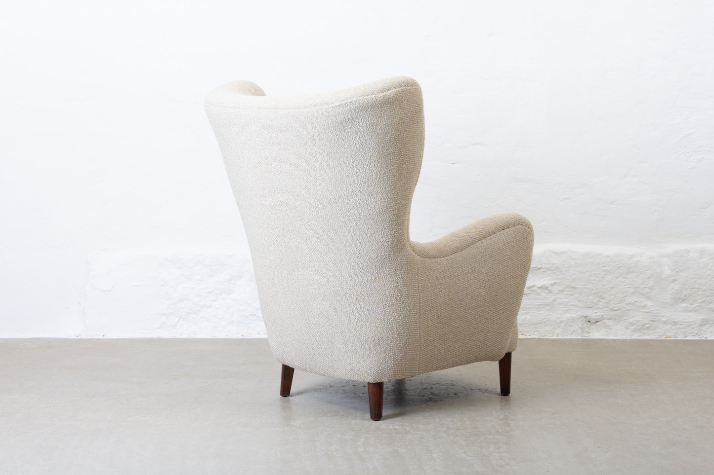 Newly reupholstered: 1940s cabinetmaker's chair