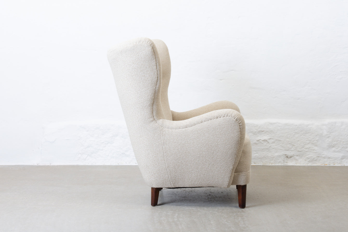 Newly reupholstered: 1940s cabinetmaker's chair