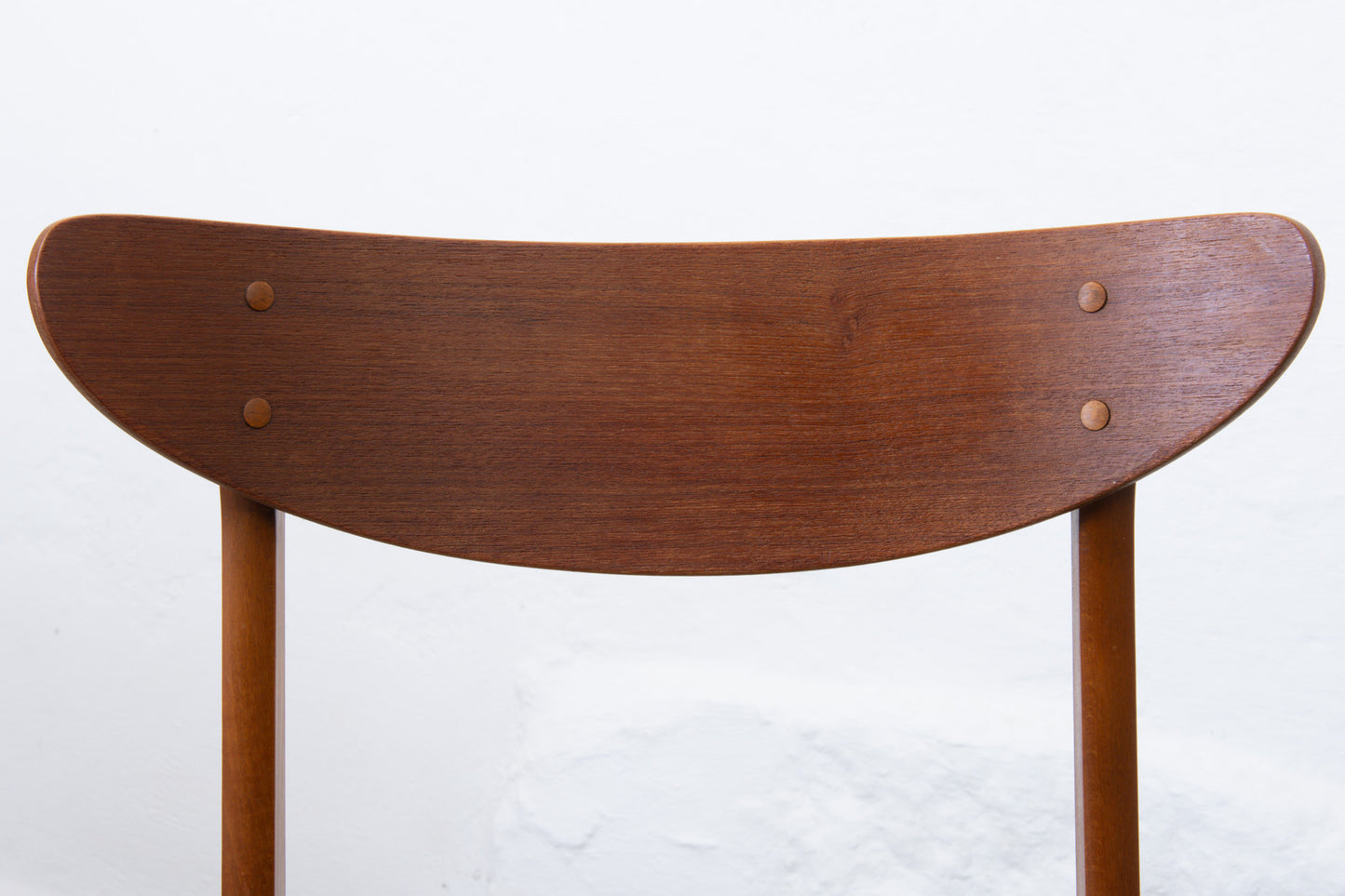 1960s set of teak + beech dining chairs by Farstrup