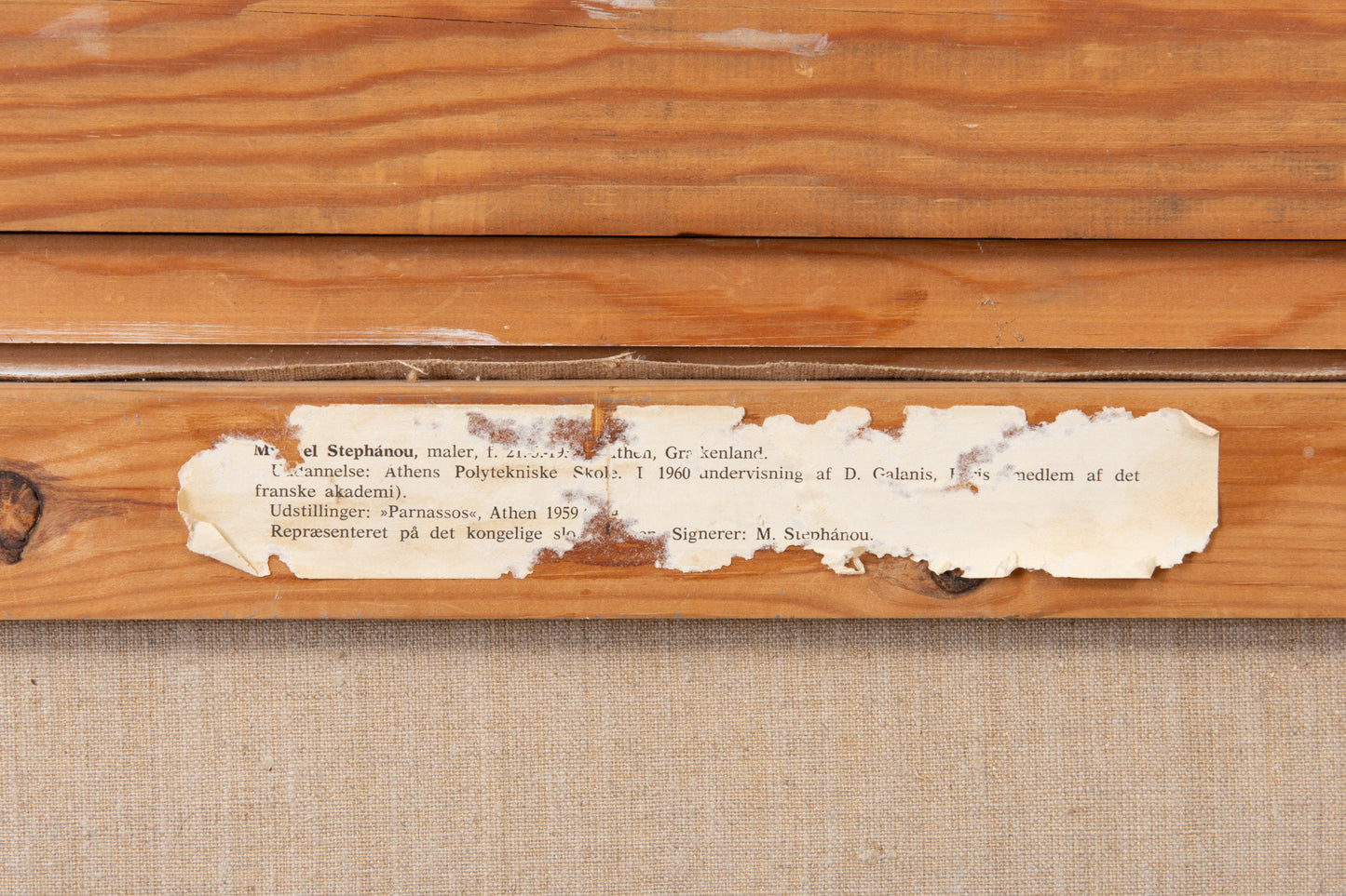 Oil painting by Michael Stephánou