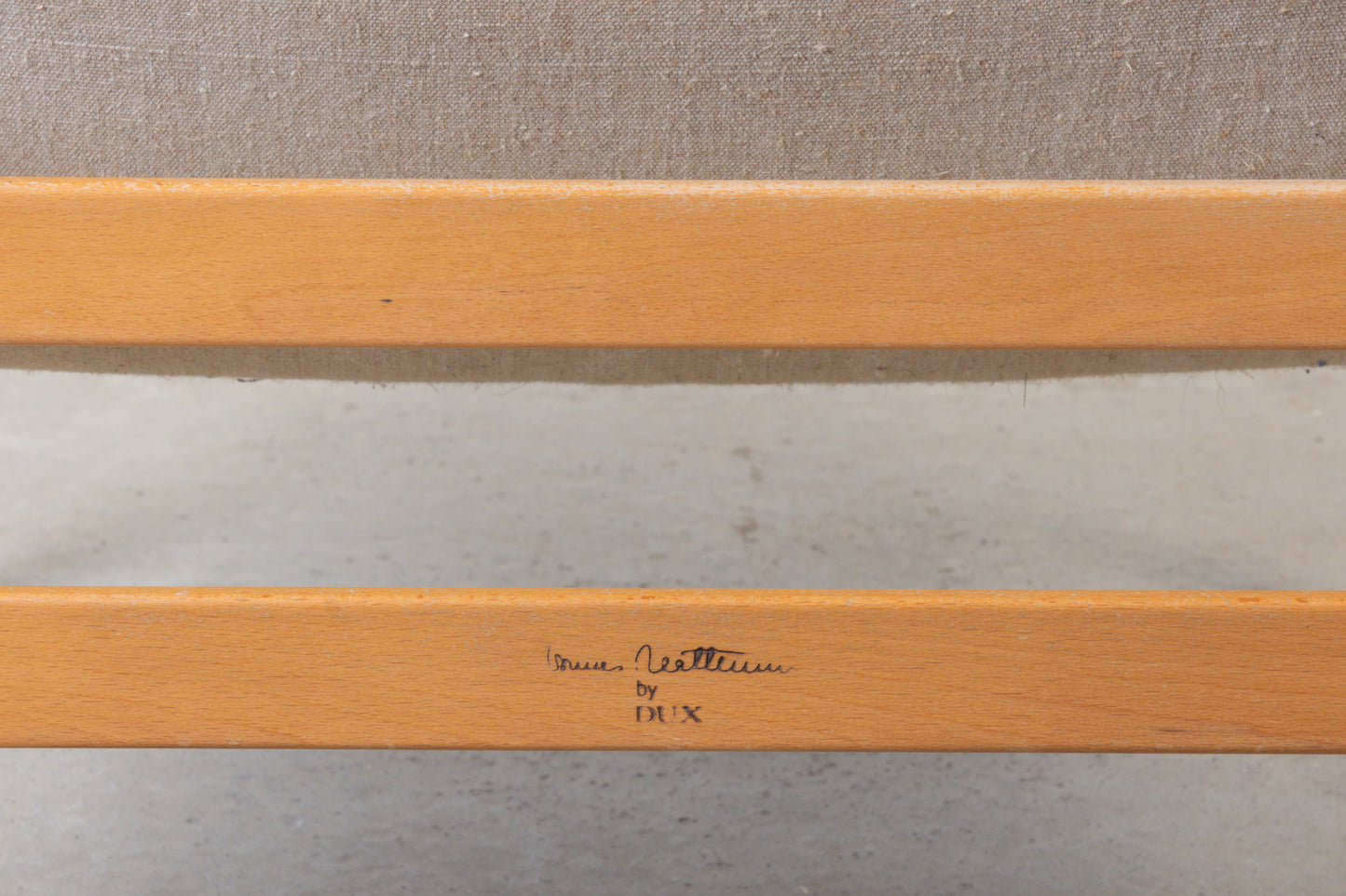 Newly reupholstered: 'Ingrid' lounger by Bruno Mathsson