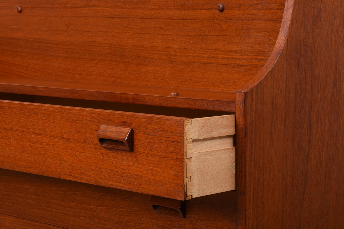 1960s teak secretary by Børge Mogensen