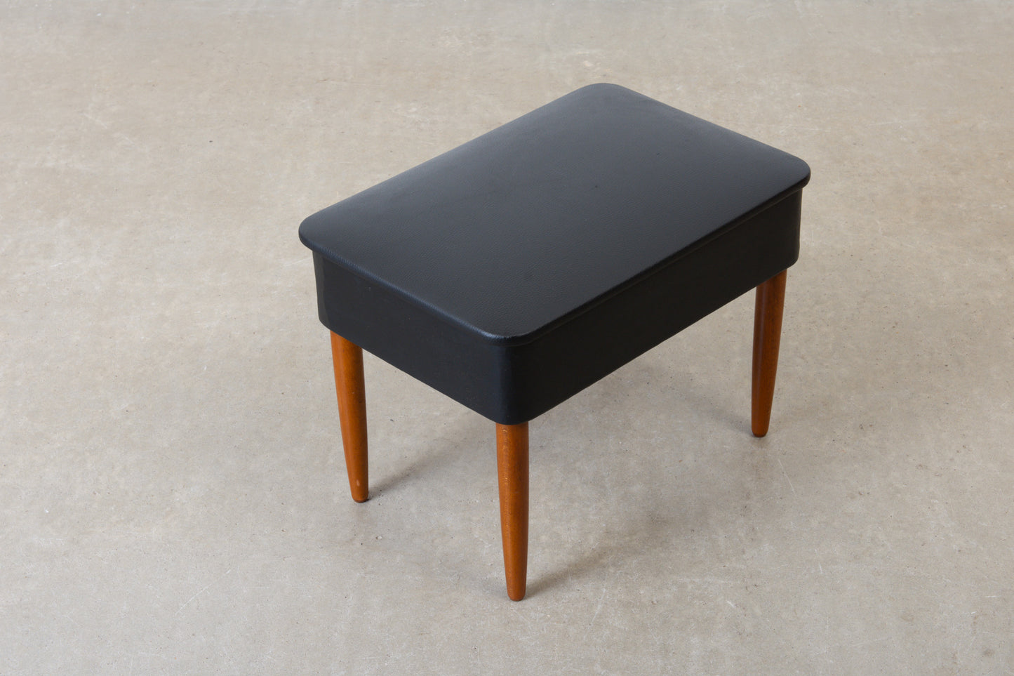1960s foot stool with storage
