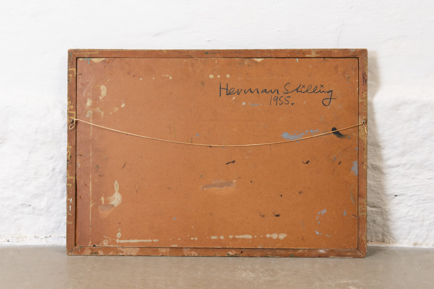 Oil painting by Herman Stilling - 1955