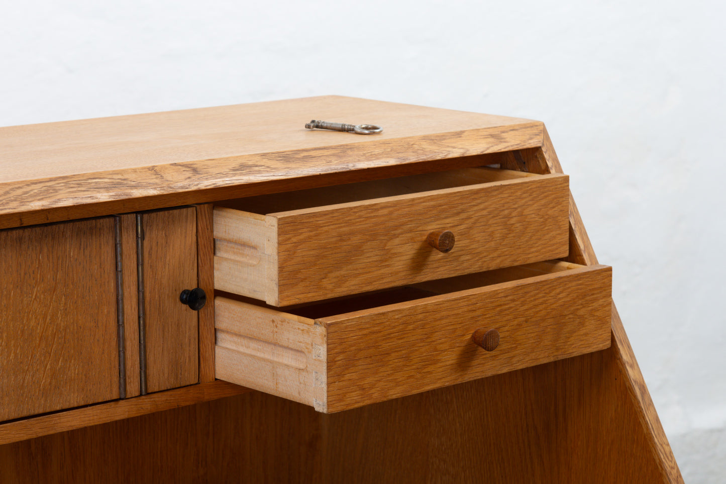 1960s oak secretary by Holger Jensen