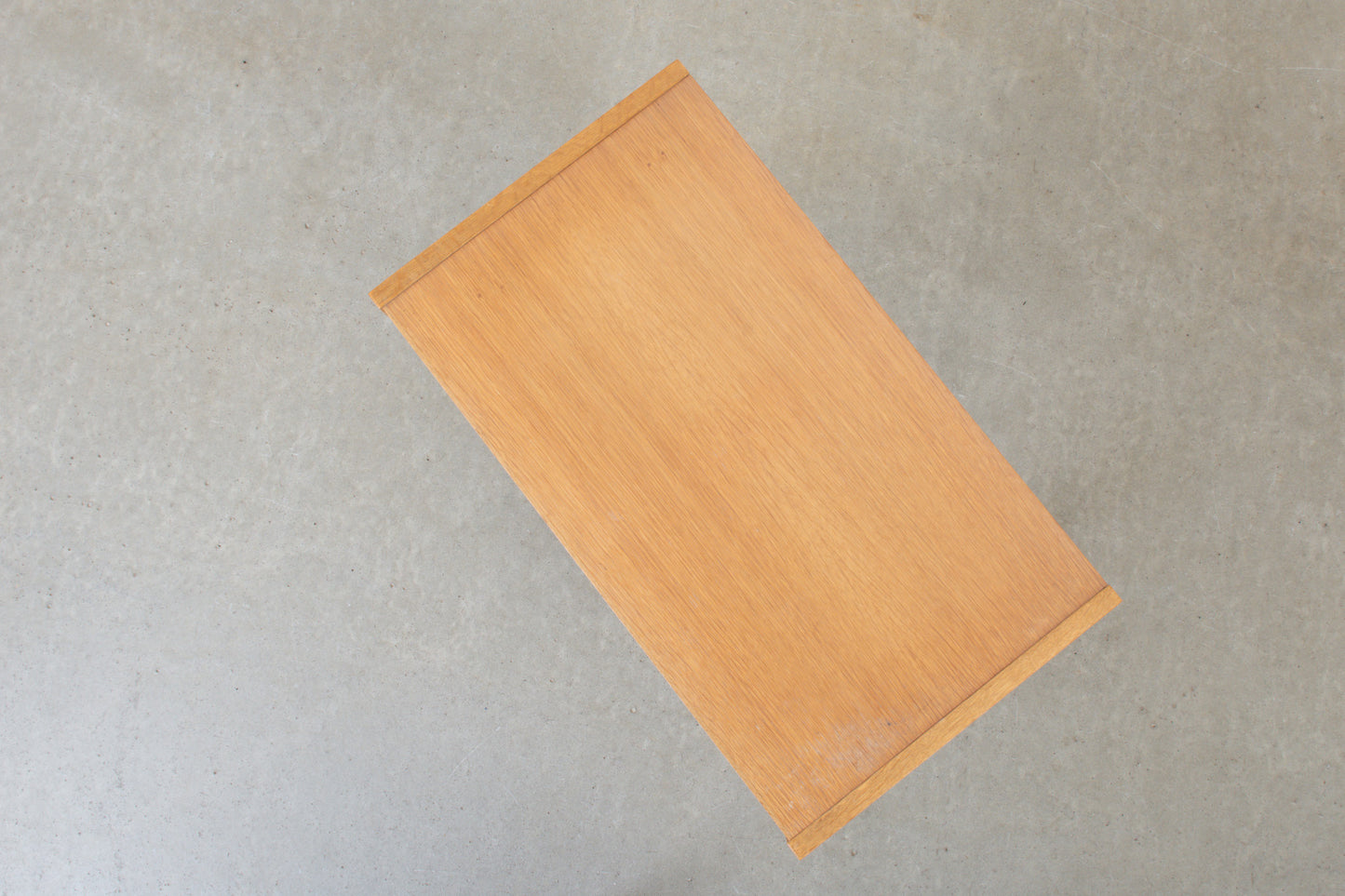 1970s low chest in oak