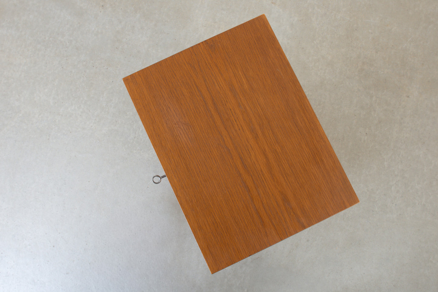 1960s oak archive cabinet