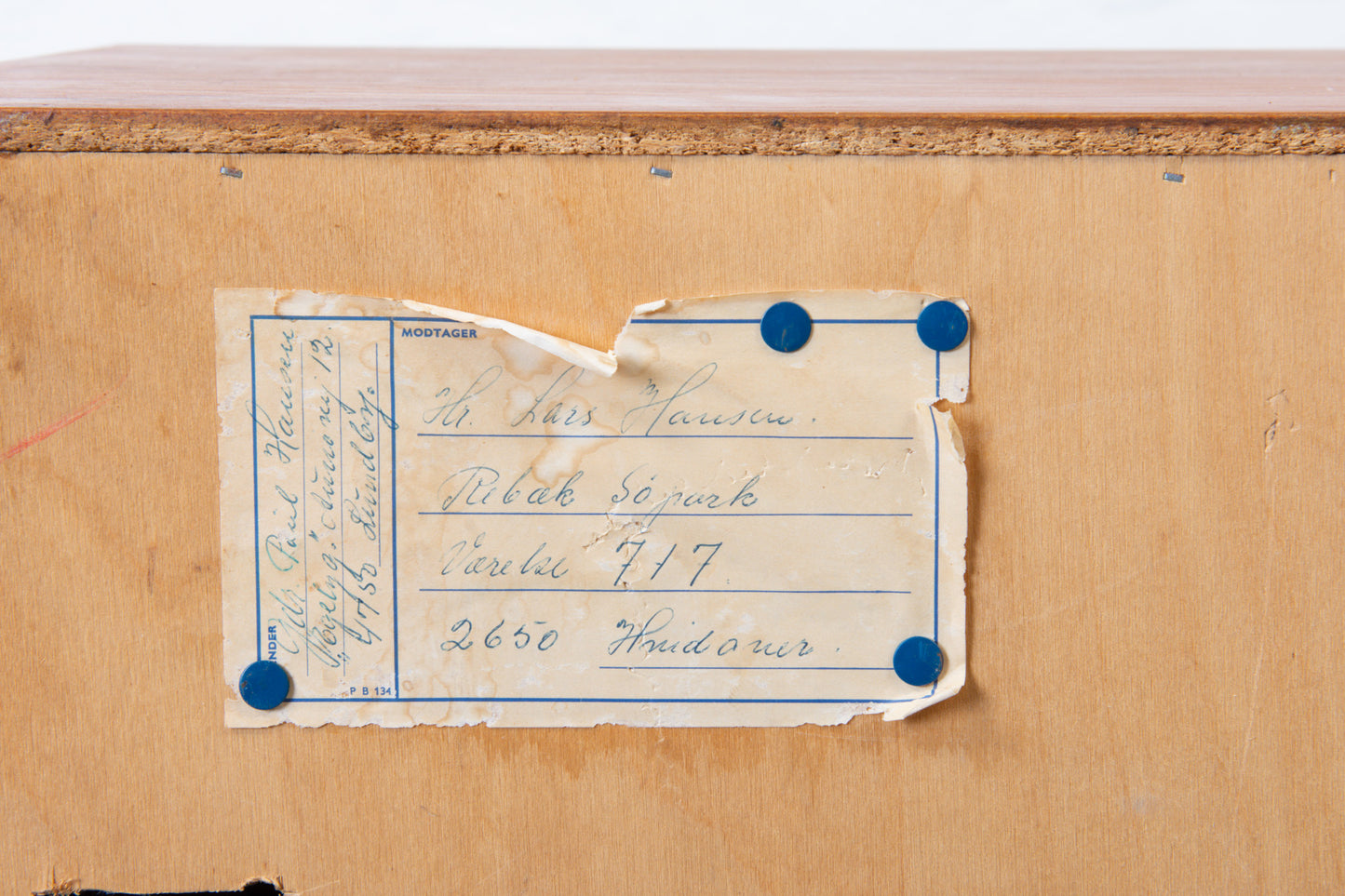 1960s teak archive cabinet