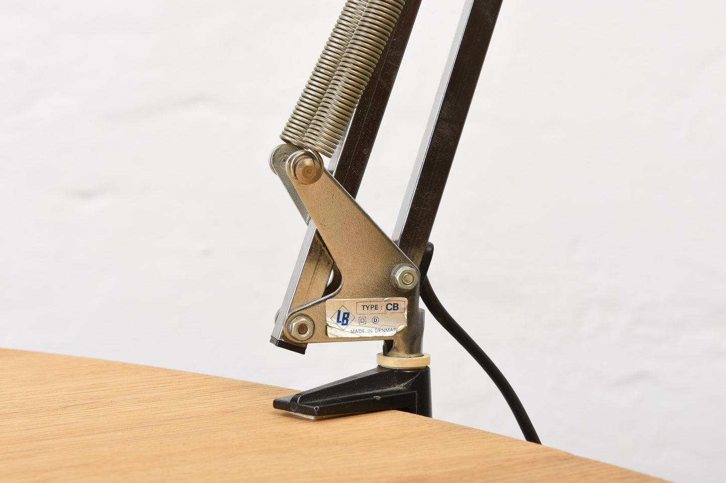 Vintage anglepoise lamp in chromed metal