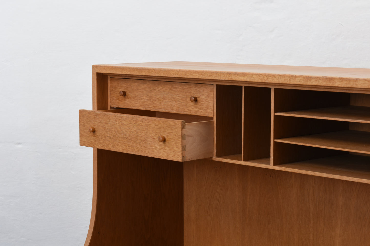 1960s oak secretary by Børge Mogensen