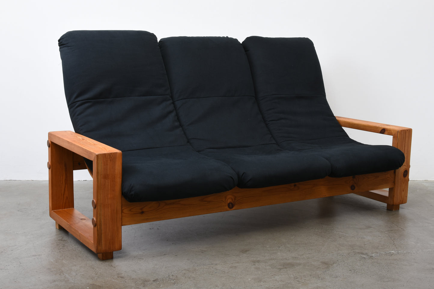 1970s reclining three seater by Leif Wikner