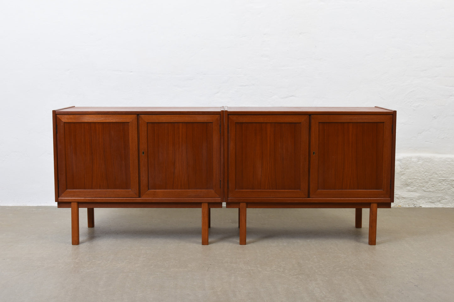 1960s short teak sideboard by Bertil Fridhagen no. 2