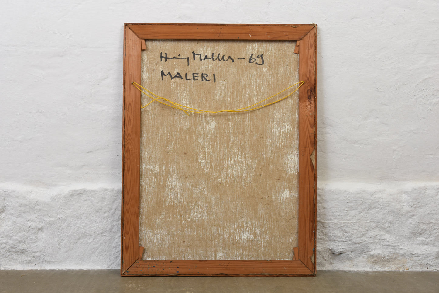 Oil painting by Henning Møller - 1969