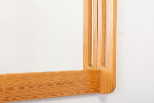1970s pine mirror