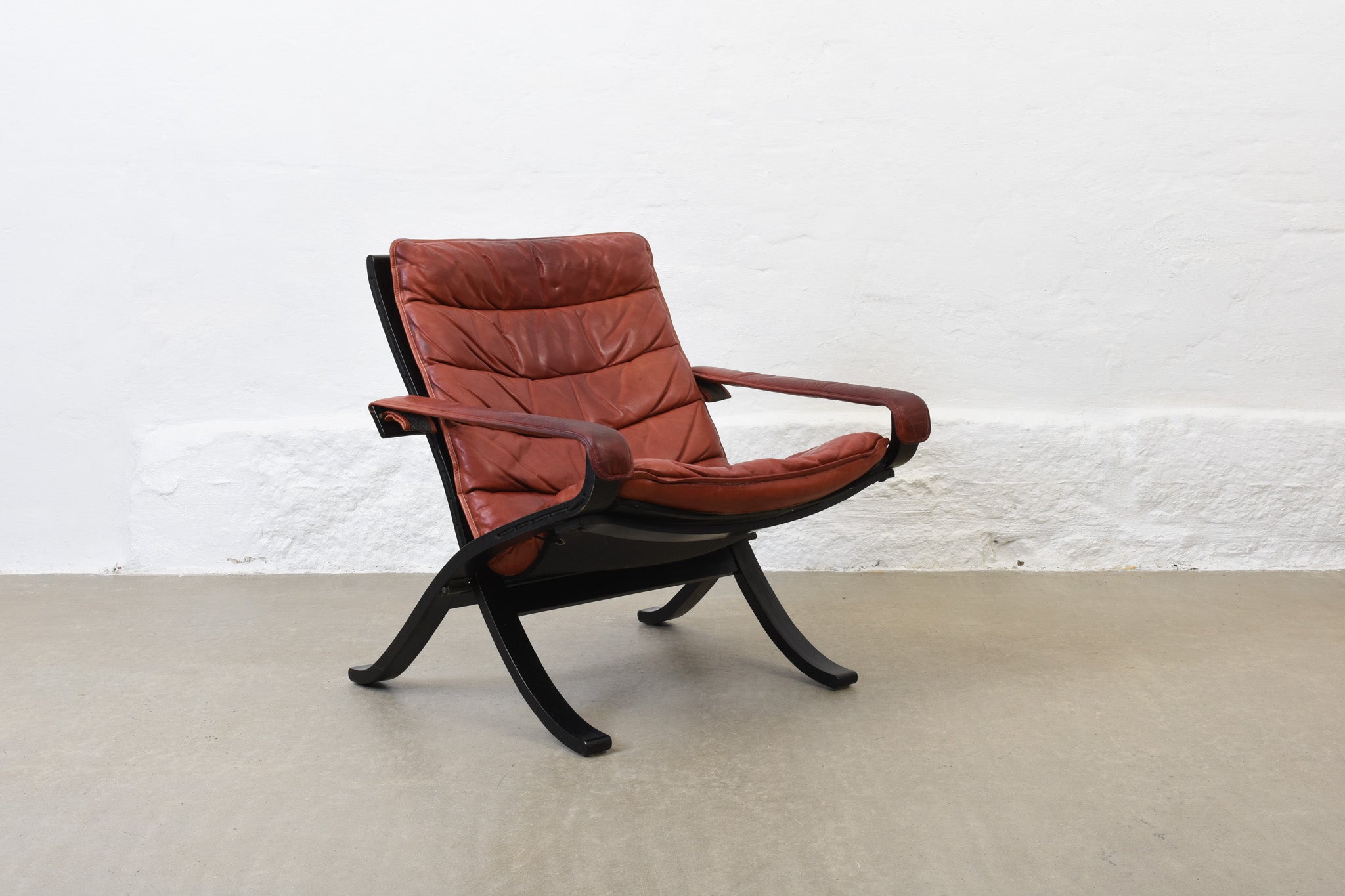 Scandinavian Westnofa Flex Chair Vintage Foldable Lounge Chair By