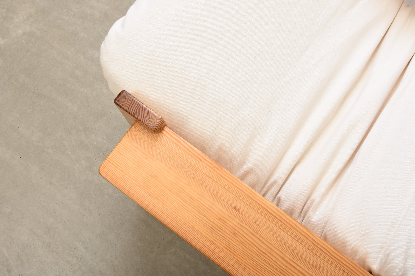 Two available: 1970s pine loungers by Yngve Ekström