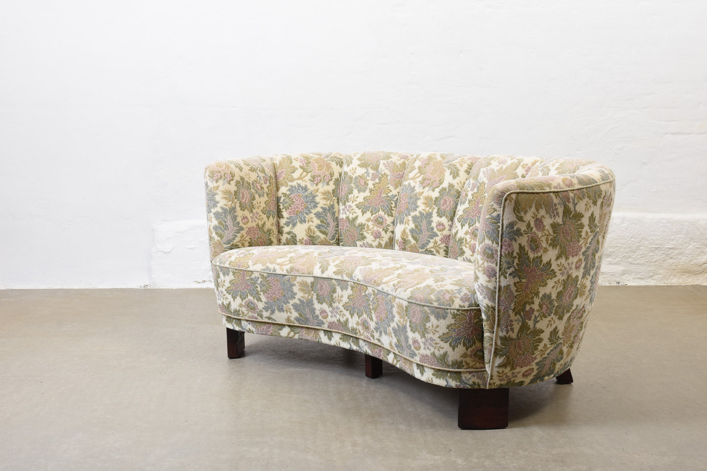 1940s Danish banana sofa