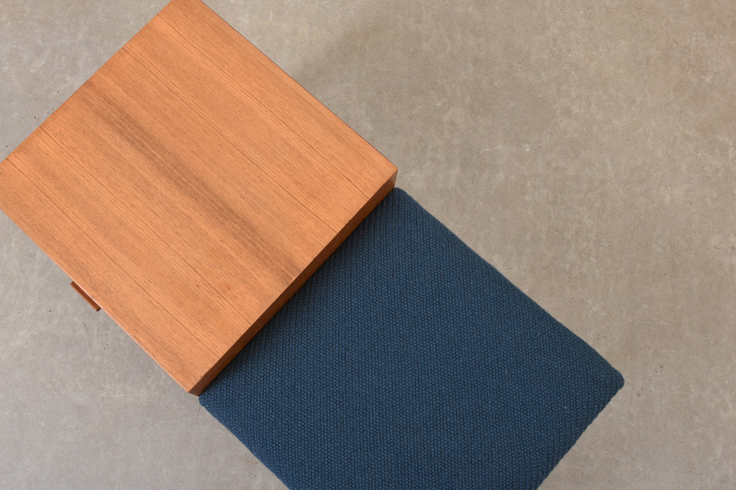 1960s teak telephone bench