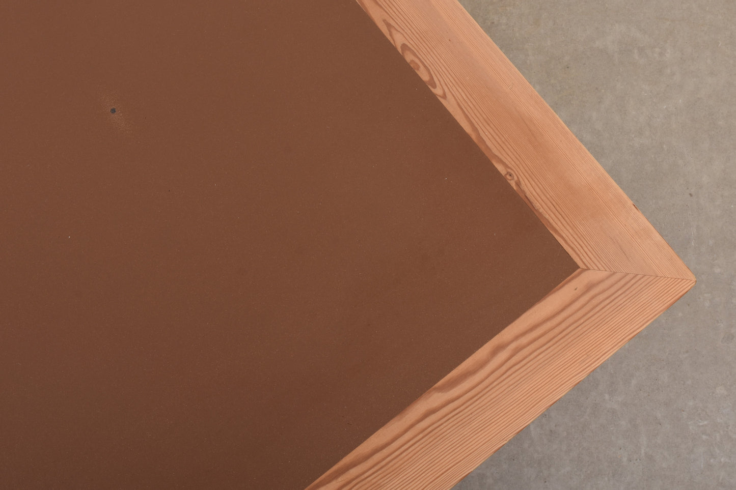 1970s pine desk with bookshelf