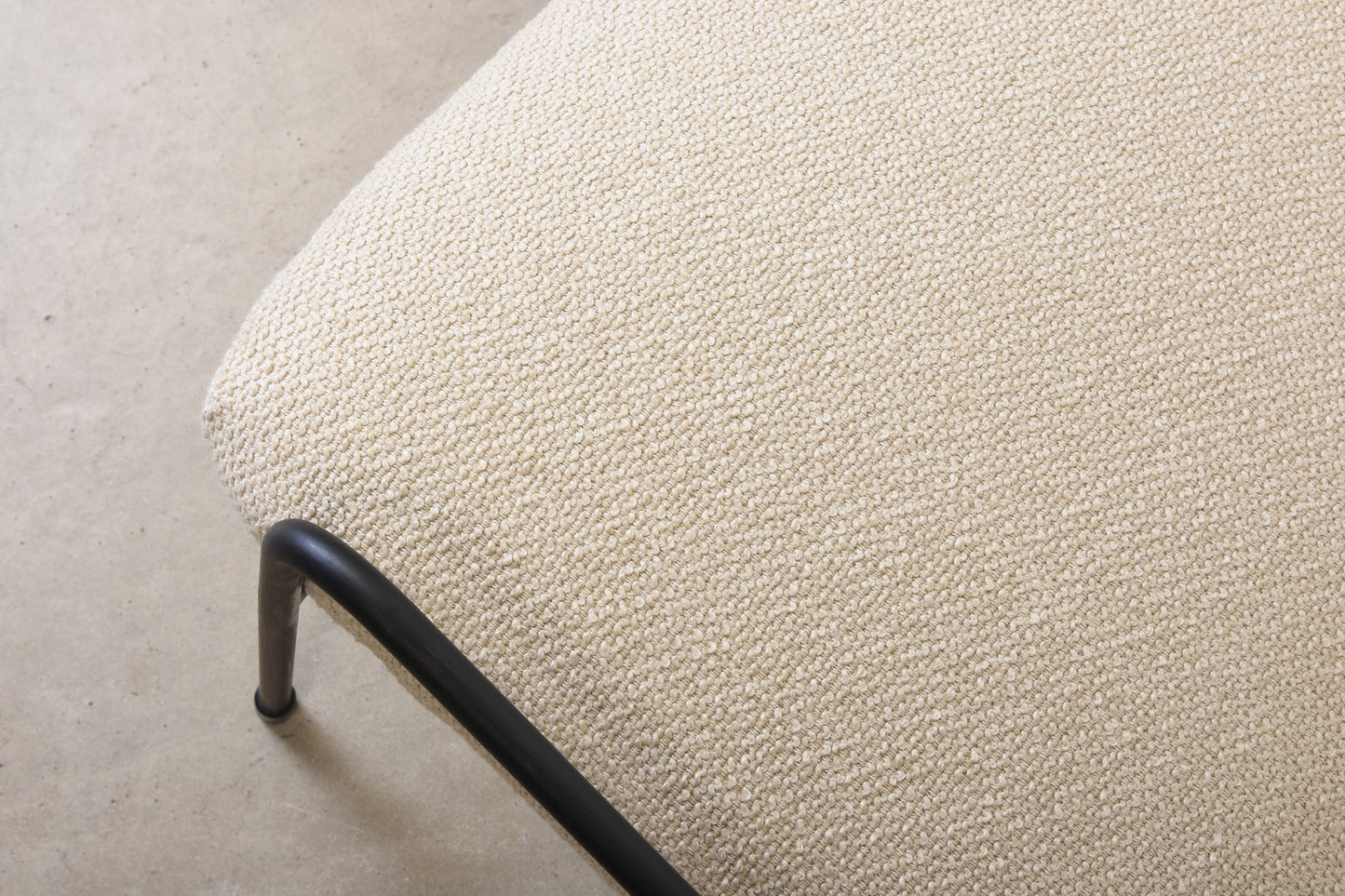 Newly reupholstered: 1950s reclining lounger by Alf Svensson