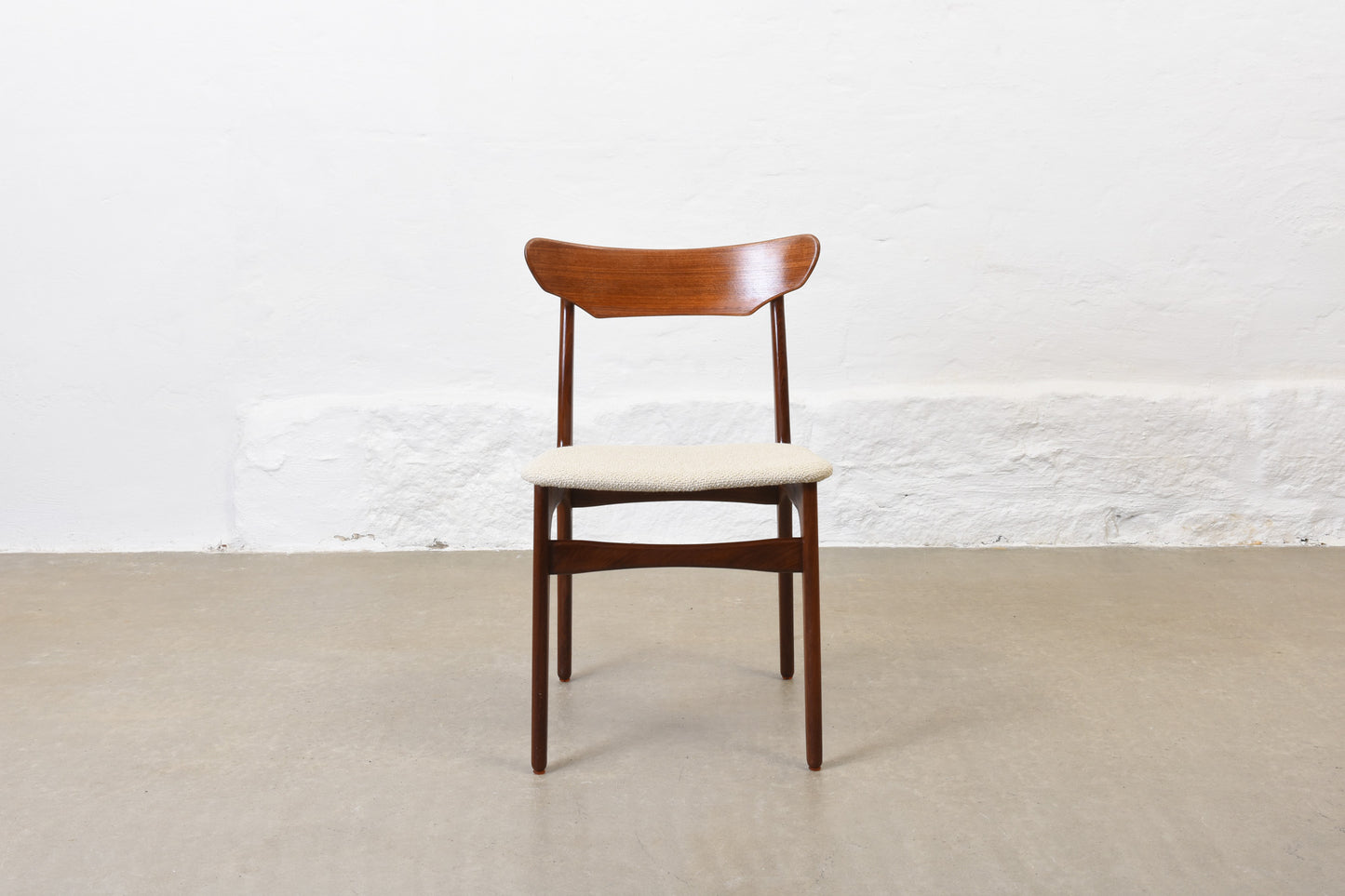 1960s set of four teak chairs by Schiønning & Elgaard