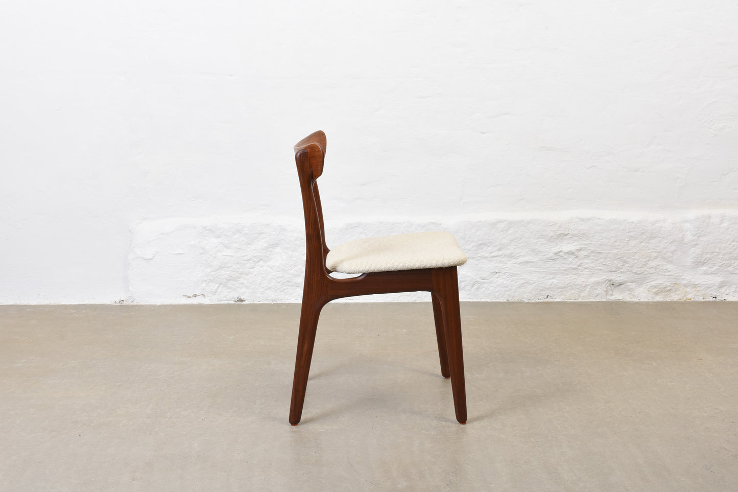 1960s set of four teak chairs by Schiønning & Elgaard