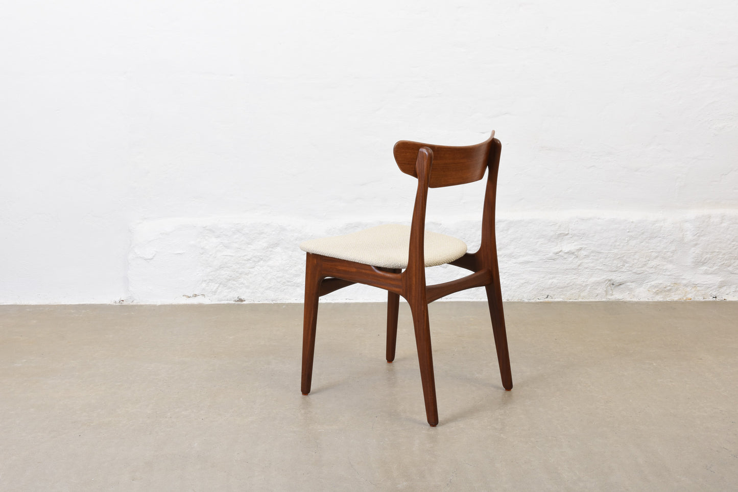 1960s set of four teak chairs by Schiønning & Elgaard
