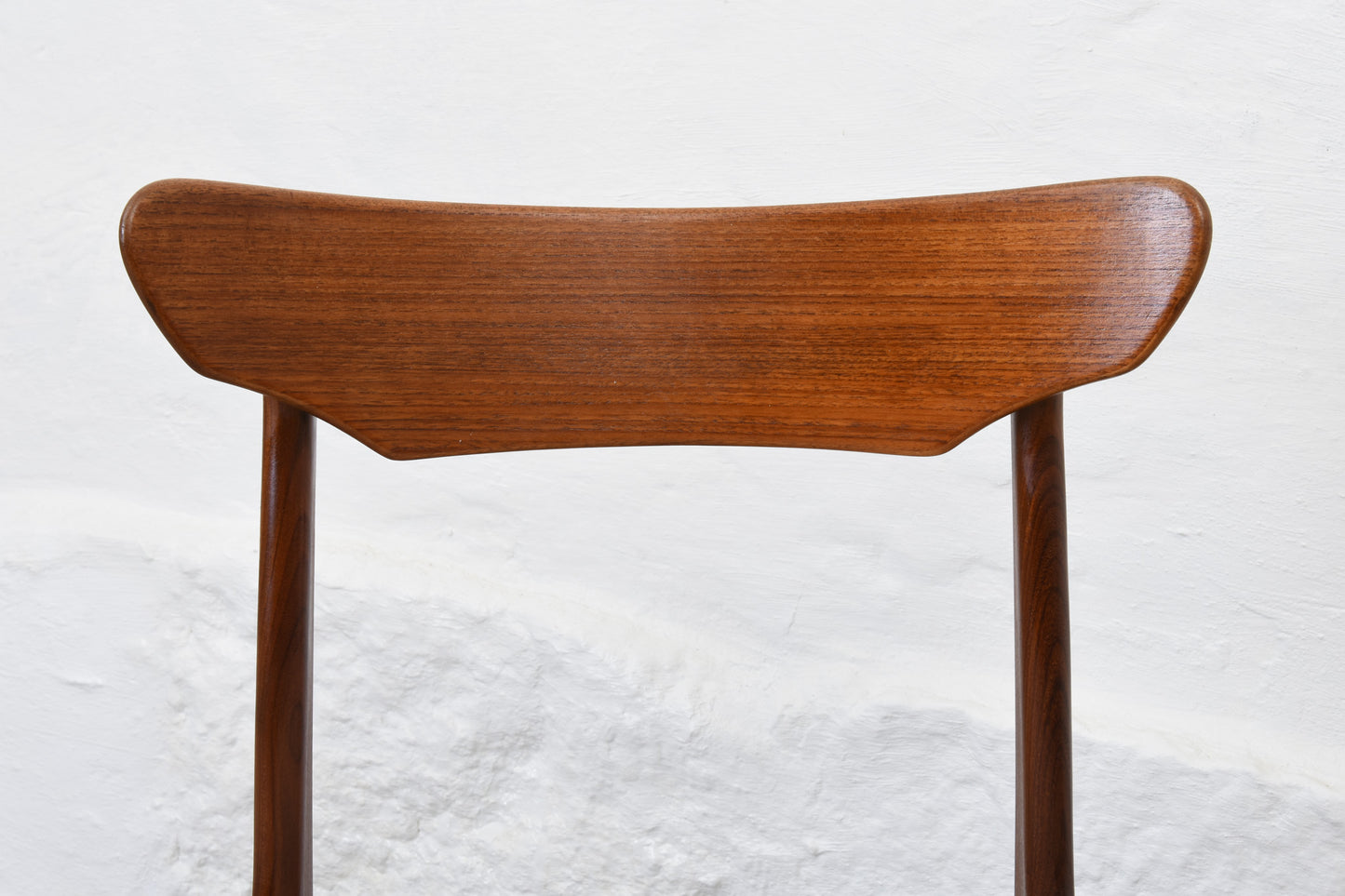 1960s set of four teak chairs by Schiønning & Elgaard