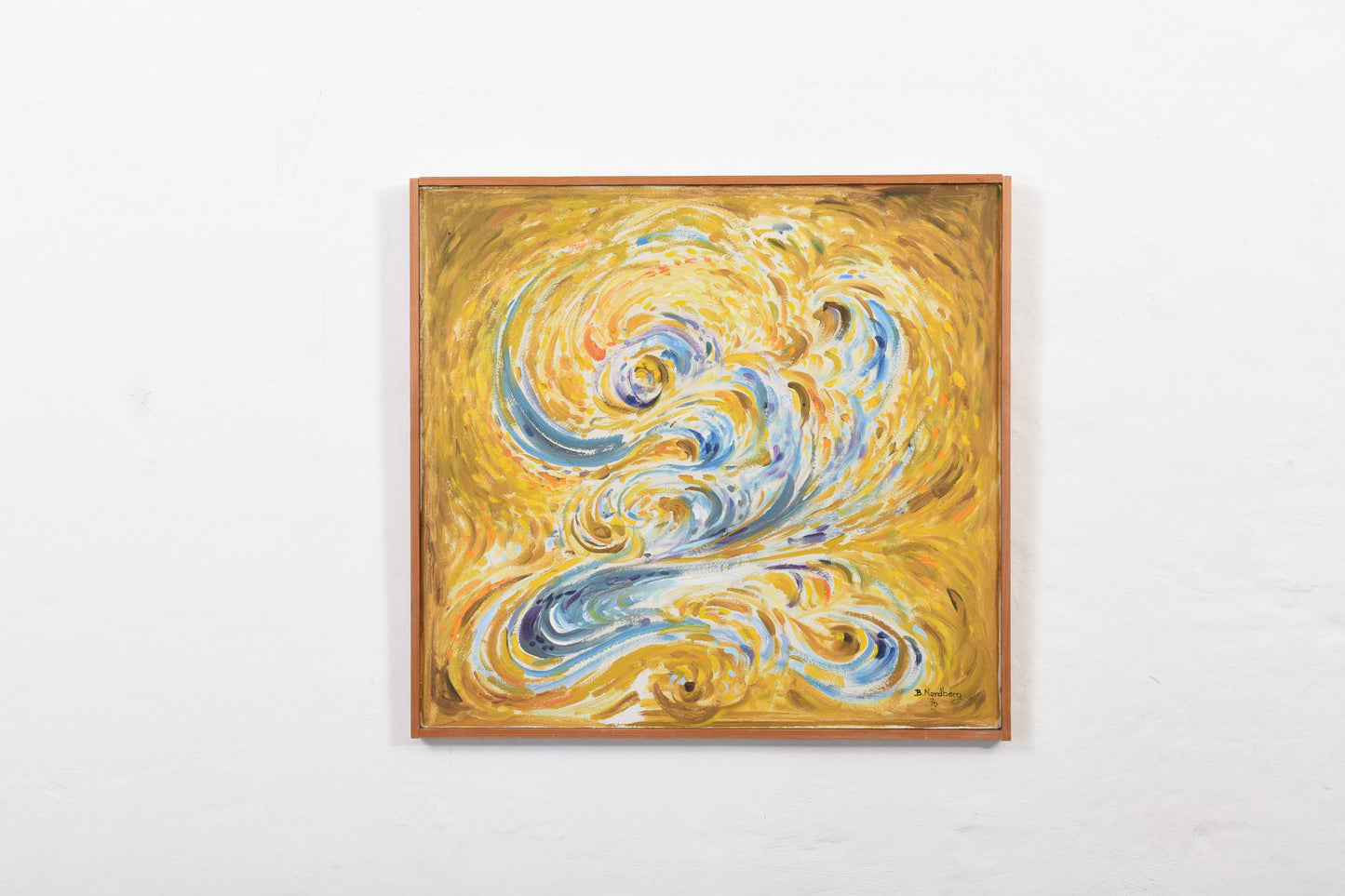 Oil painting by B. Nordberg- 1976