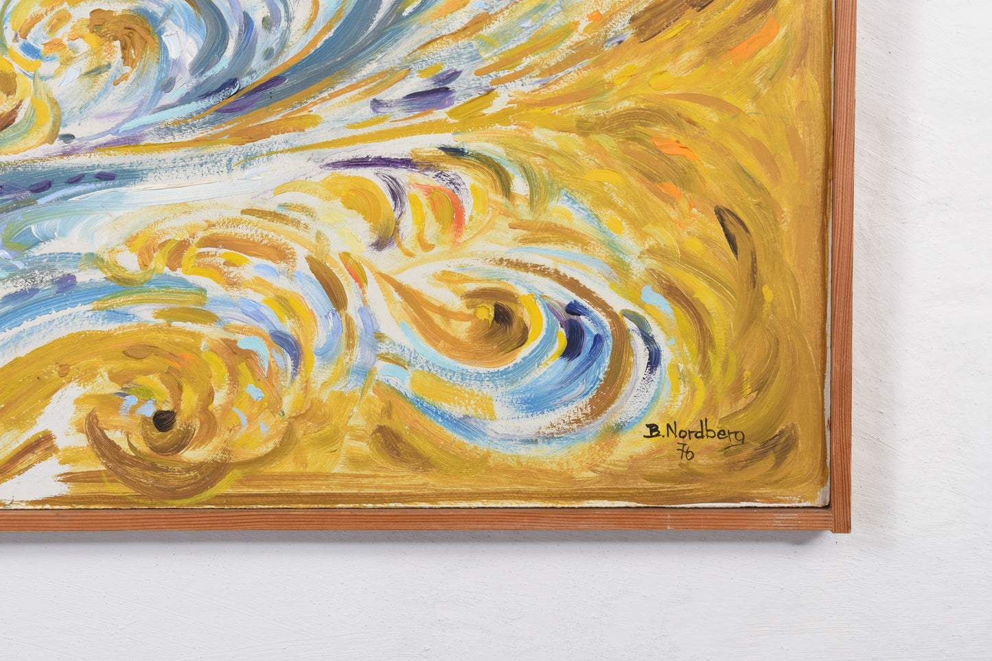 Oil painting by B. Nordberg- 1976