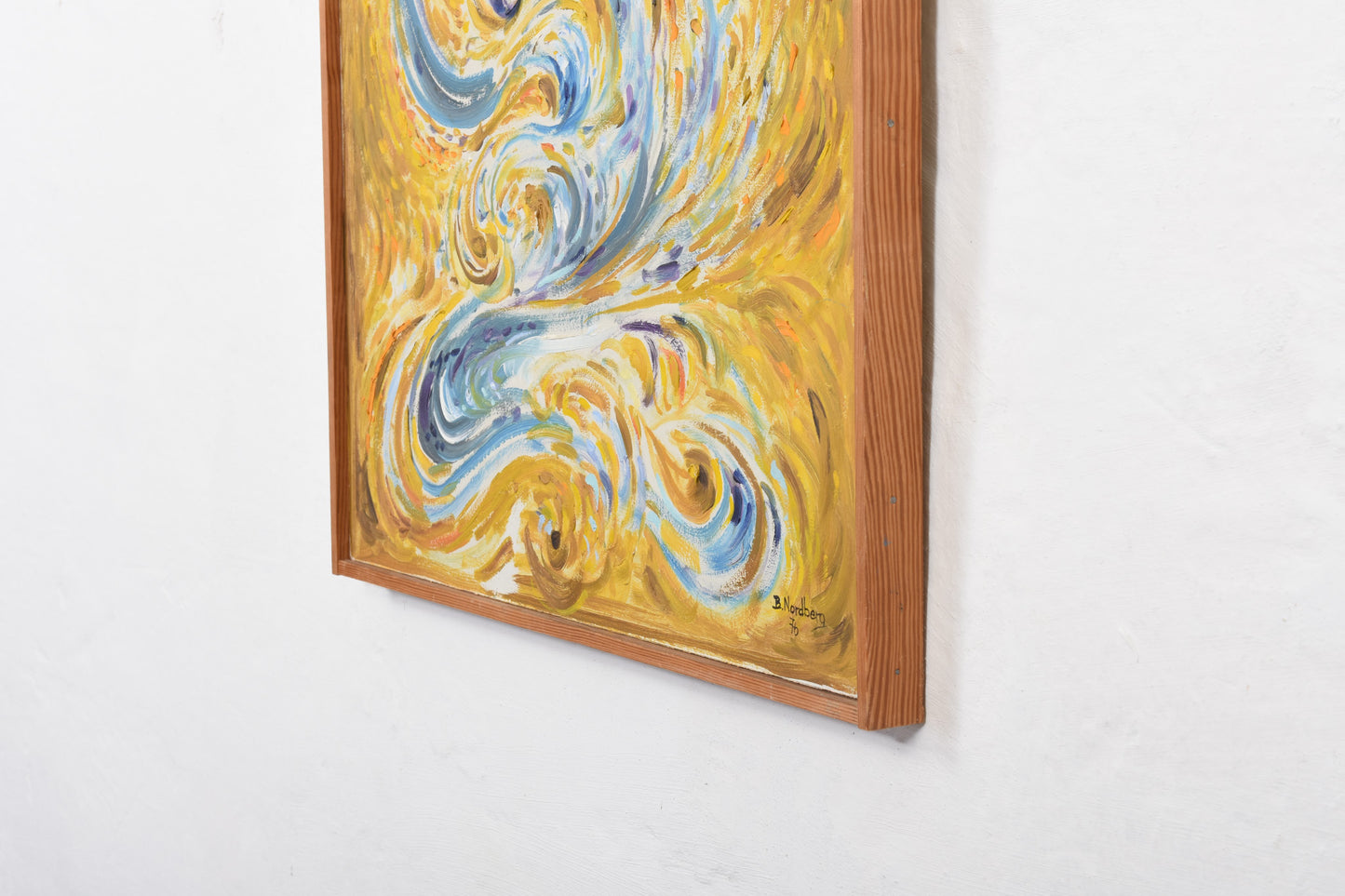 Oil painting by B. Nordberg- 1976