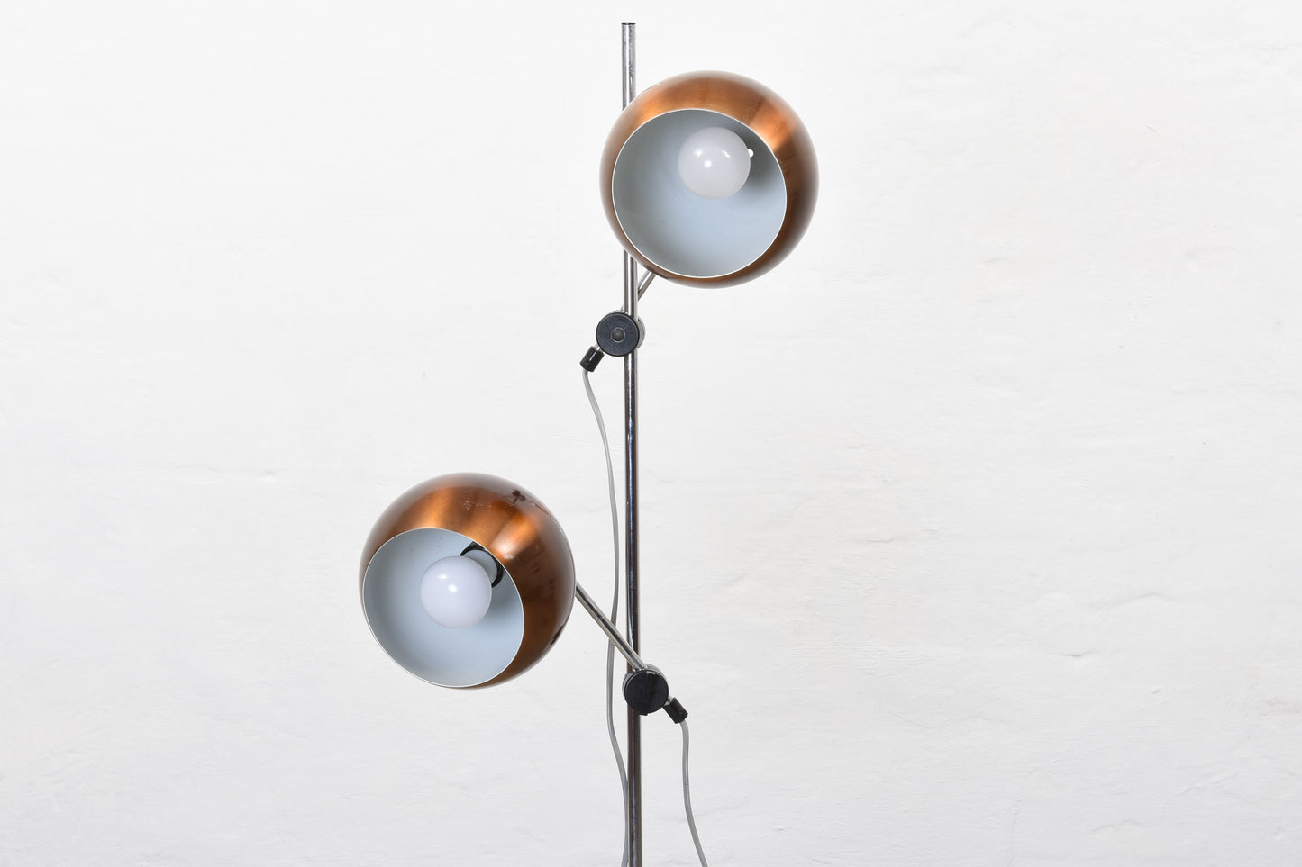 1970s twin-headed floor lamp by Hemi