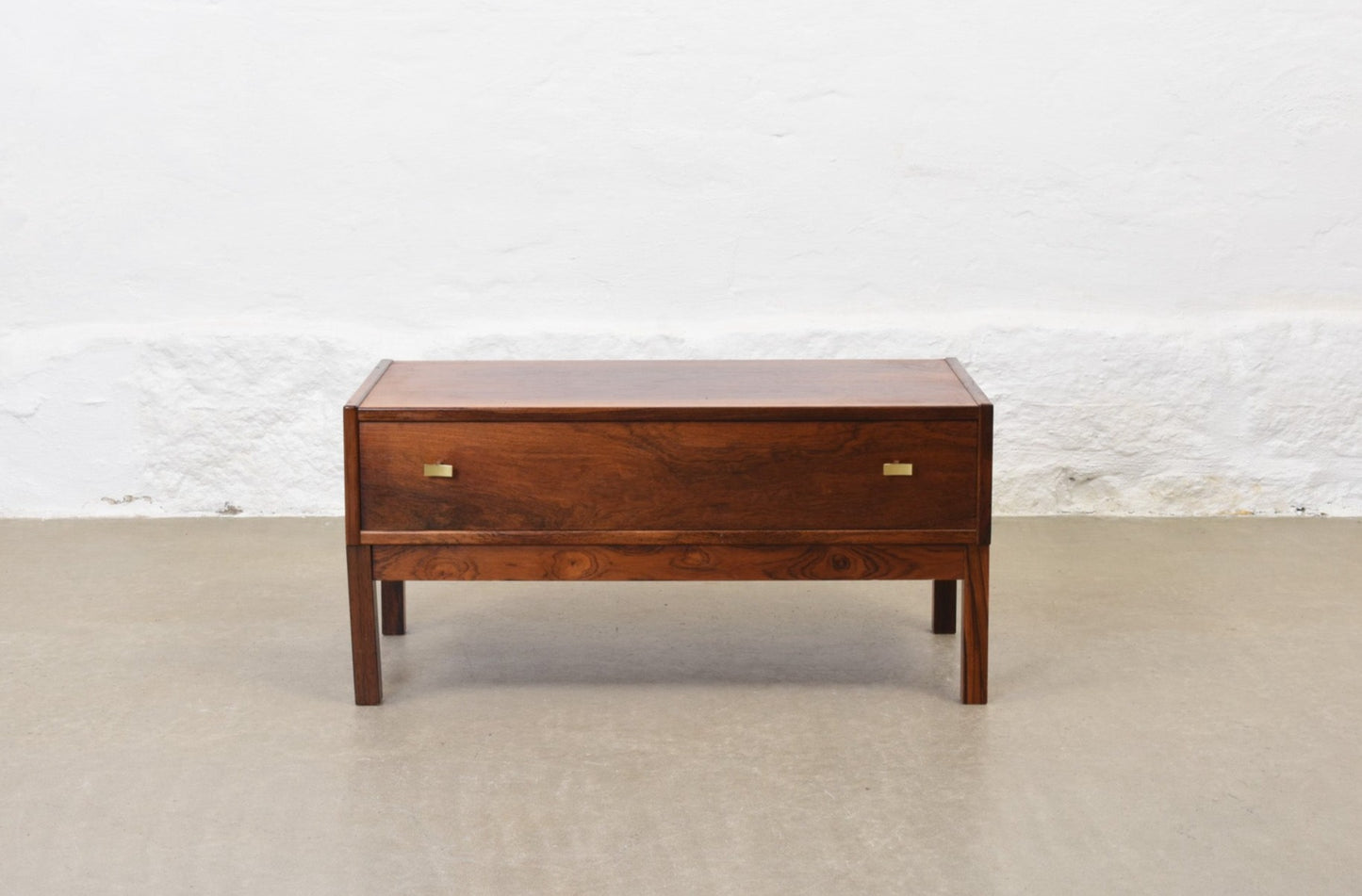 1970s low chest in rosewood