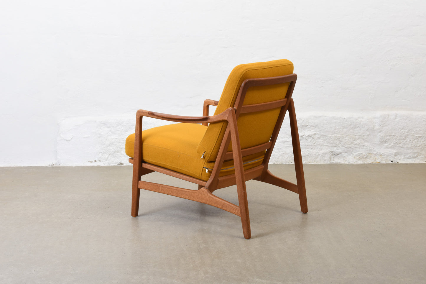1950s teak + oak lounger by Tove & Edvard Kindt-Larsen