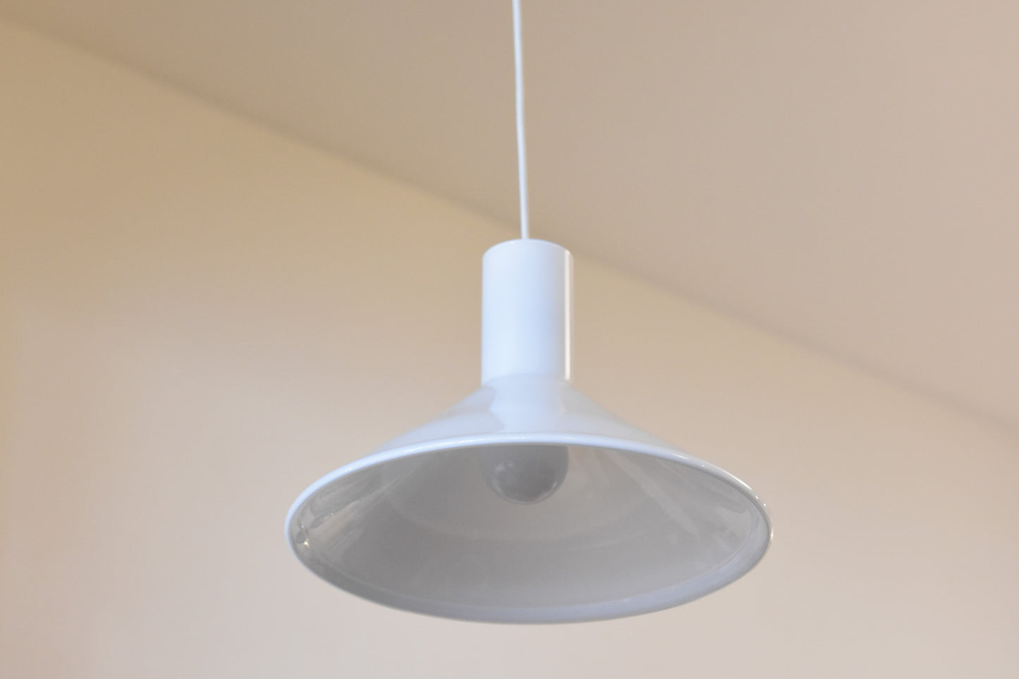 1970s 'P&T' glass pendant lamp by Holmegaard