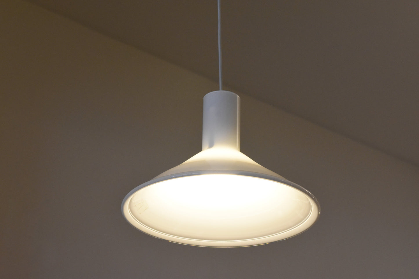 1970s 'P&T' glass pendant lamp by Holmegaard