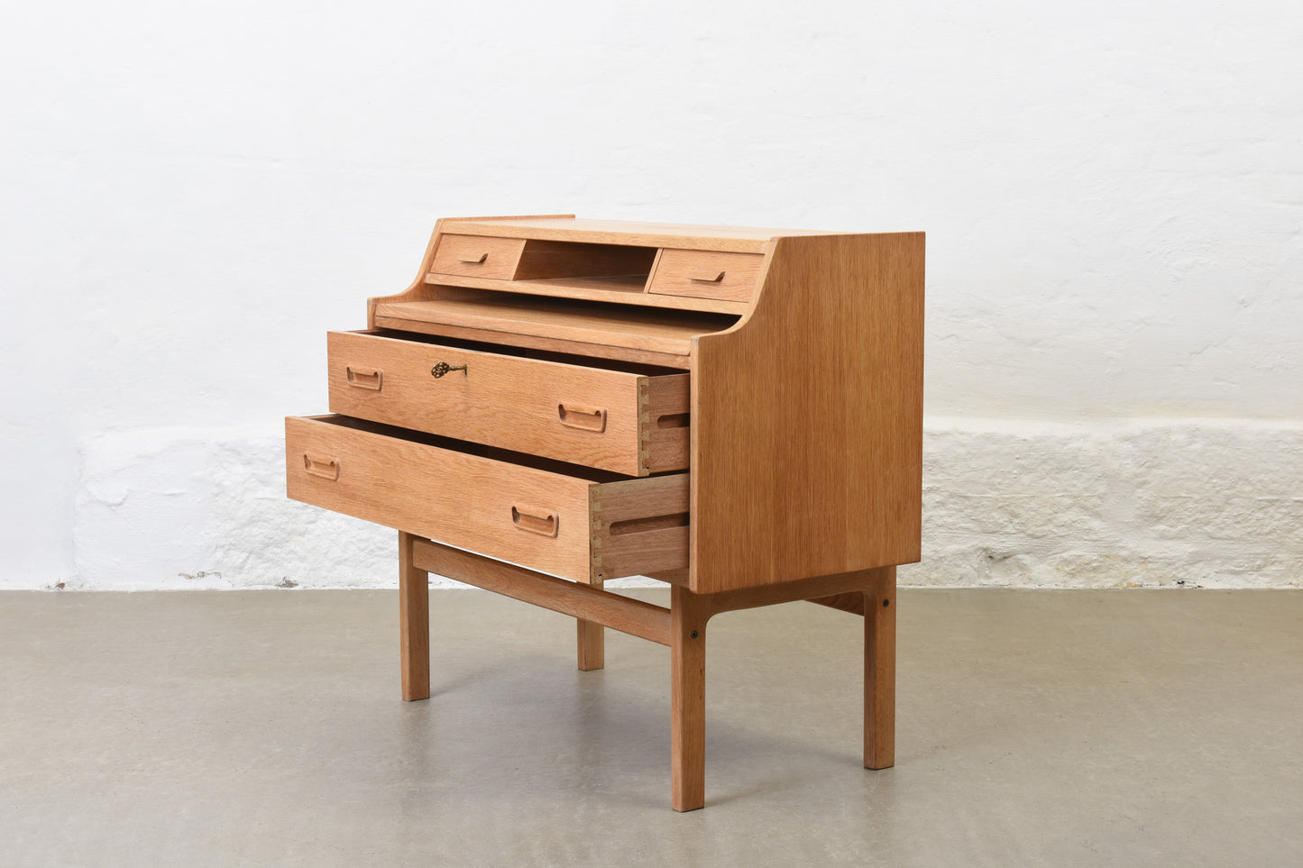 1960s oak secretary by Arne Wahl Iversen